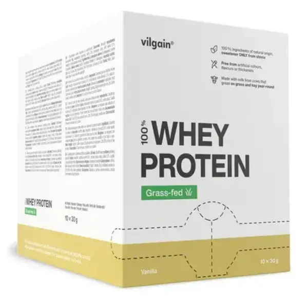 Vilgain Vilgain Grass Fed Whey Vanilla (Box of 10)