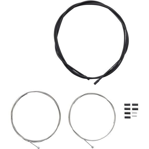 Shimano Shimano Road gear cable set, steel inner wire, SIS outer and outer caps black