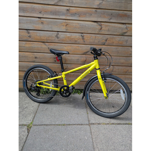 Second Hand Ridgeback Dimension Kids Bike, Lime, 20-inch Wheels (Age 6-9 Years), Private Sale