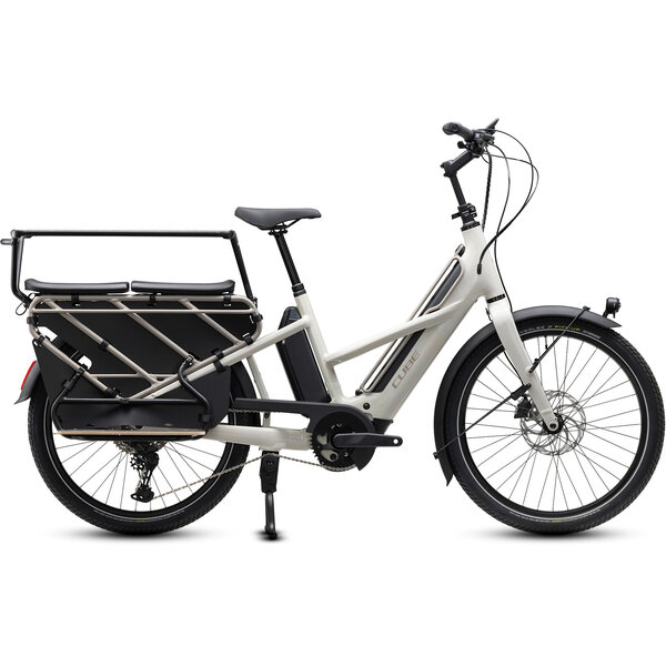 Cube Cube Longtail Hybrid Family 800 Greybeige/Grey Electric Cargo Bike Unisize MY27