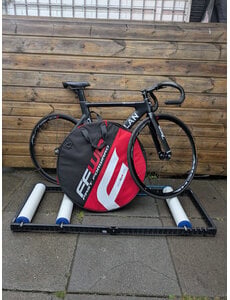  Second Hand Dolan DF4 Track Bike, Black, Medium 52cm, Fast forward wheel and Rollers - Private Sale