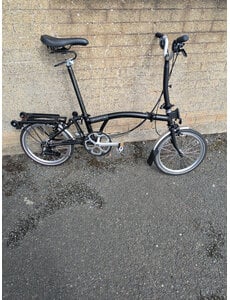 Second Hand Brompton C-Line Folding Bike, Black, Private Sale