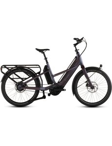 Cube Cube Longtail Hybrid Electric Cargo Bike Comfort 800 Mineralgrey/Reflex Unisize