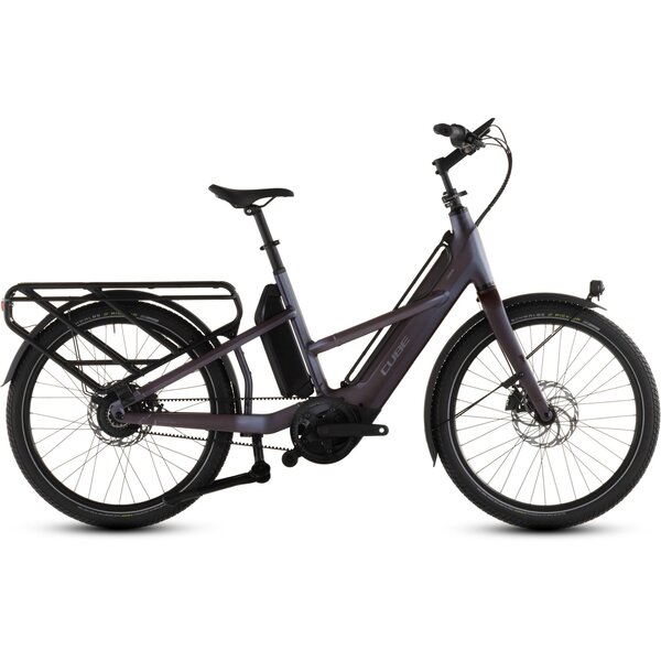 Cube Cube Longtail Hybrid Electric Cargo Bike Comfort 800 Mineralgrey/Reflex Unisize