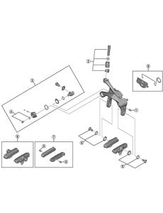 Shimano Shimano Spares BR-R7000 cable adjusting bolt unit