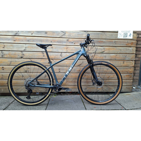 Second Hand Cube Reaction Pro C:62P Mountain Bike, Grey/Metal, Medium, Available in Stock