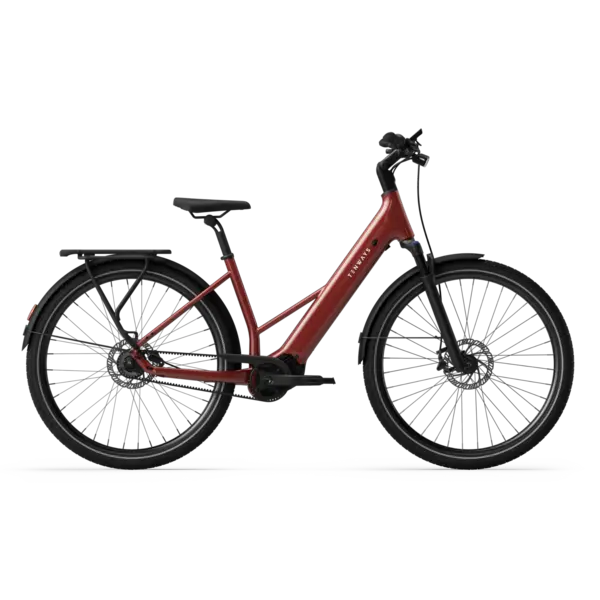 Tenways Tenways AGO Air Belt Drive Electric City Bike Velvet Red Glossy One-Size (160-195 cm)