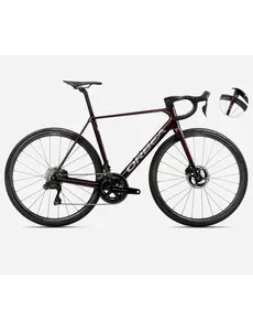 Orbea Orbea ORCA M10iLTD PWR Road Bike Wine Red Carbon View-Titanium (Gloss) XSmall 47cm (155-163cm)
