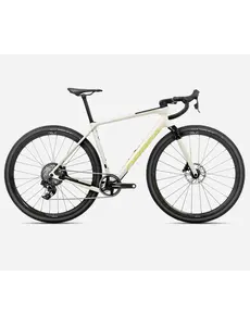 Orbea Orbea TERRA M21eTEAM 1X Gravel Bike Ivory White - Spicy Lime (Gloss) Large (178-187cm)