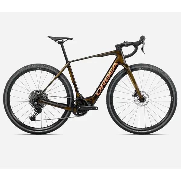 Orbea Orbea DENNA M40 Electric Gravel Bike MY25 Caramel Carbon View - Golden Sand (Gloss) Medium (169-178cm)