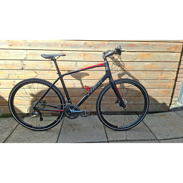 Second Hand Trek FX S5 Hybrid Bike, Carbon Matte Black, 52cm, Available in Stock