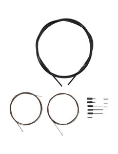 Shimano Shimano Road gear cable set, Polymer coated inners, black
