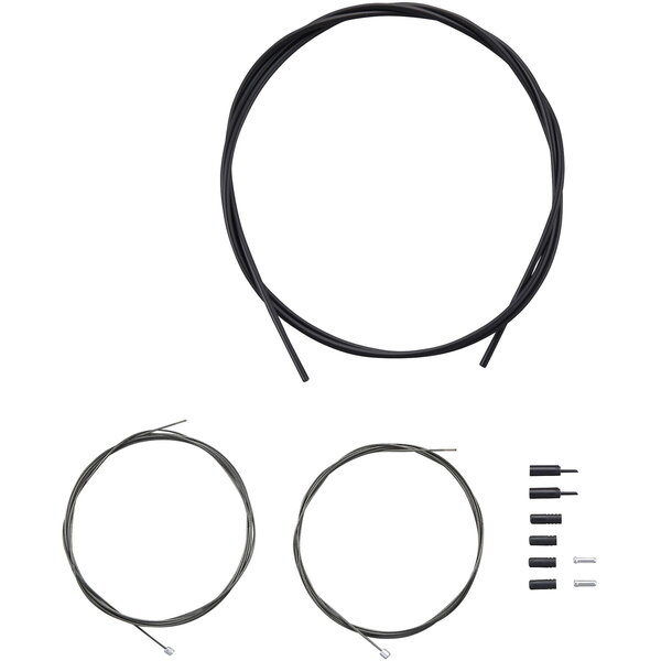 Shimano Shimano Road gear cable set, OPTISLICK, coated inners, black