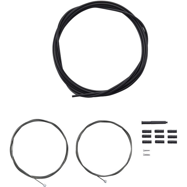 Shimano Shimano MTB gear cable set, OPTISLICK coated stainless steel inners, black