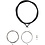Shimano Shimano Road brake cable set with stainless steel inner wire, black
