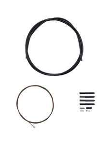 Shimano Shimano MTB gear cable set for rear only, Polymer coated stainless steel inner, black