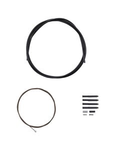 Shimano Shimano MTB gear cable set for rear only, Polymer coated stainless steel inner, black