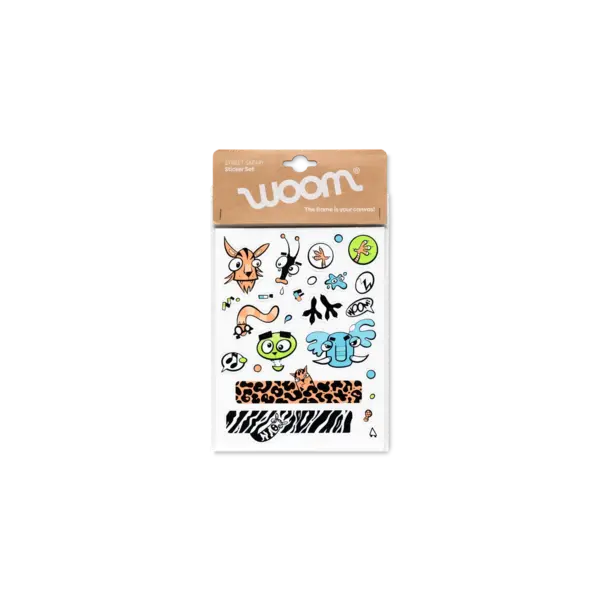 Woom Woom Sticker Street Safari Style (5 Sets)