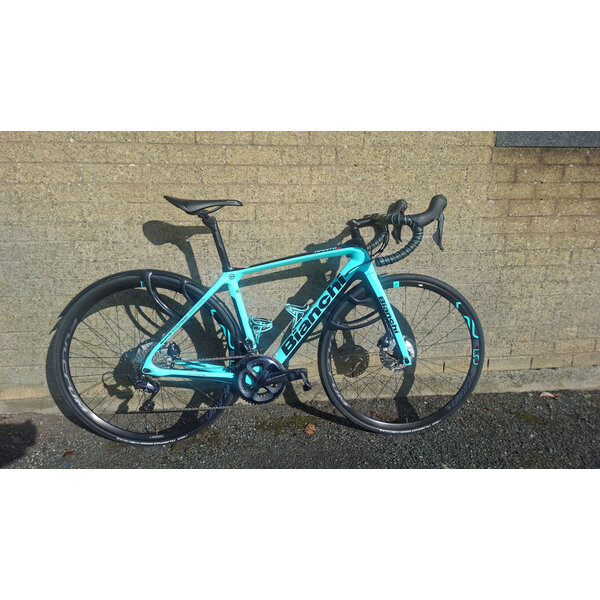 Second Hand Bianchi Infinito CV Road Bike, Turquoise, Small 46cm, Private Sale