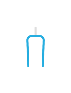 Tenways Tenways spare part: Front Fork Artic Blue CGO600