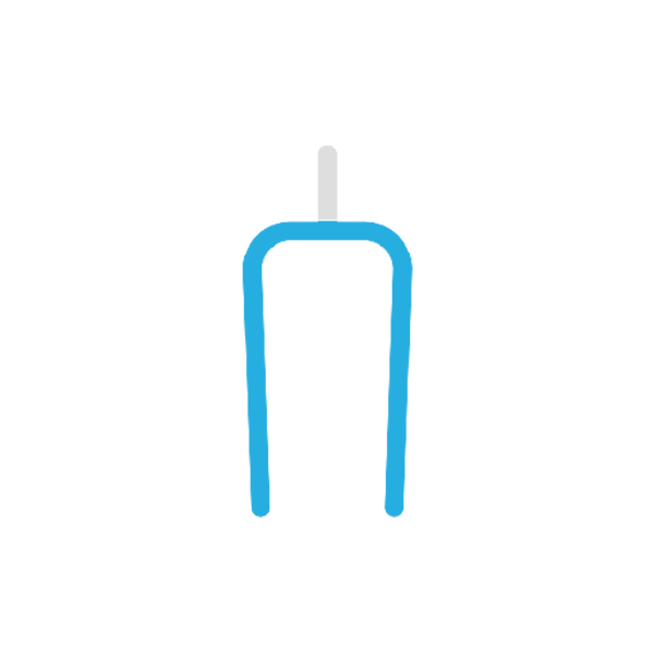 Tenways Tenways spare part: Front Fork Artic Blue CGO600