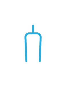 Tenways Tenways spare part: Front Fork Blue CGO009