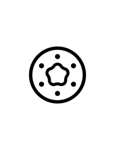 Tenways Tenways spare part: Rear Brake Disc CGO 600 / CGO 600 V1 / CGO 600Pro / CGO 600Pro V1 / CGO 800S / CGO 800S V1