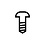 Tenways Tenways spare part: Smart Connect Module anti-theft screw CGO009 V1