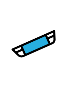Tenways Tenways spare part: CGO600 Pro (2024) Battery cover(blue) CS