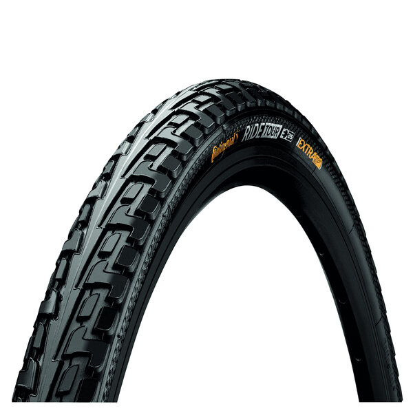 Continental Continental RIDE Tour Tyre - Wire Bead: BLACK/BLACK 28X1 3/8"