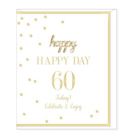 Hearts Design Wenskaart - Happy Day - 60