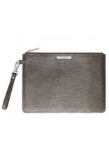 Katie Loxton Clutch - Metallic Charcoal