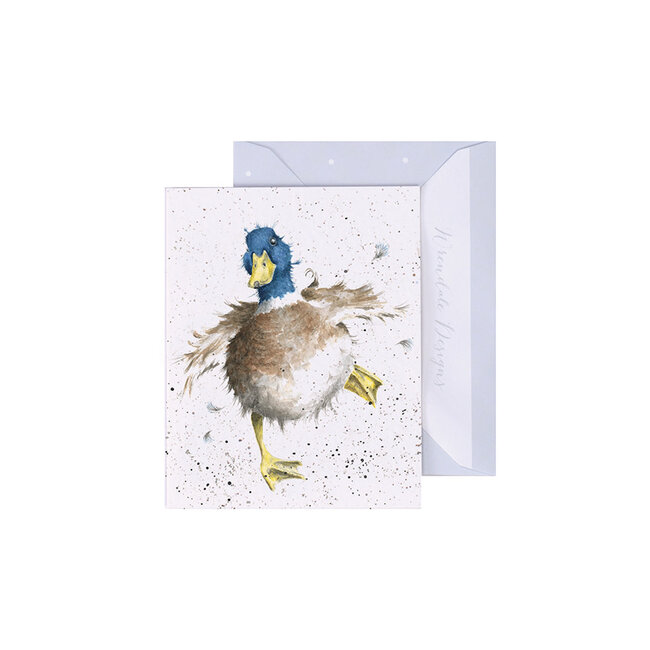 Wrendale Mini Wenskaart - A Waddle and a Quack