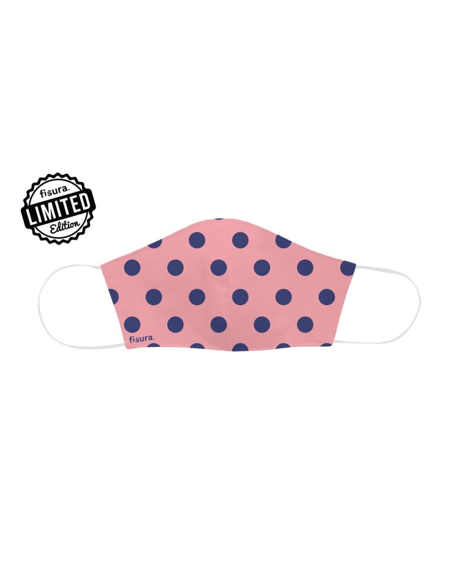 Fisura Mondmasker - Pink & Blue Dots