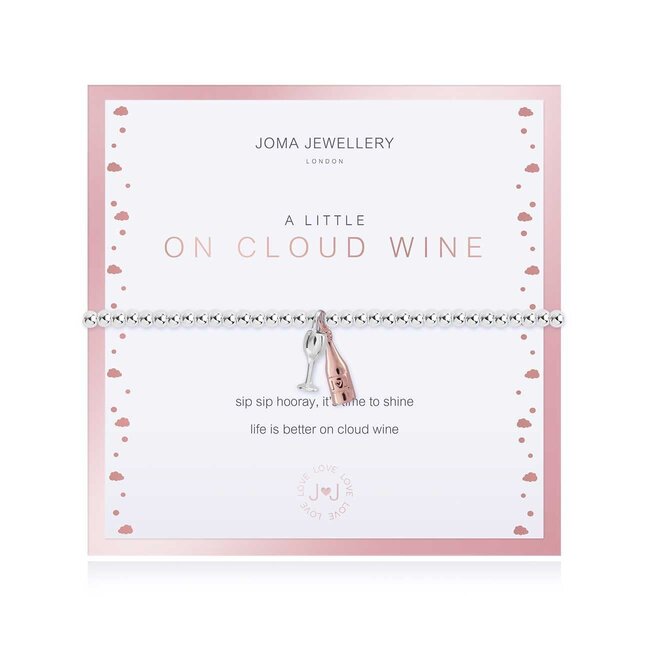 Joma Jewellery Boxed A Little - On Cloud Wine - Armband