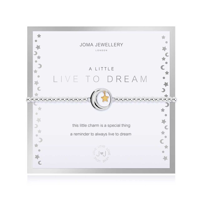 Joma Jewellery Boxed A Little - Live to Dream - Armband