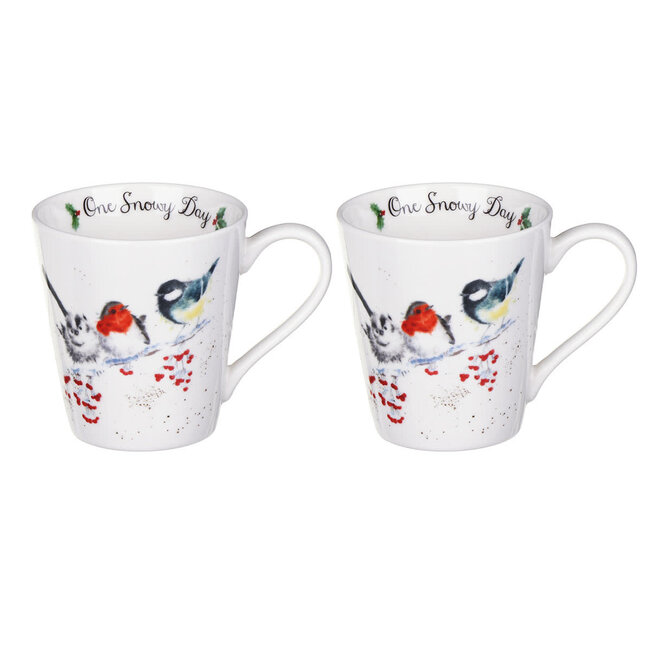 Wrendale Set Mokken & Tray - Christmas