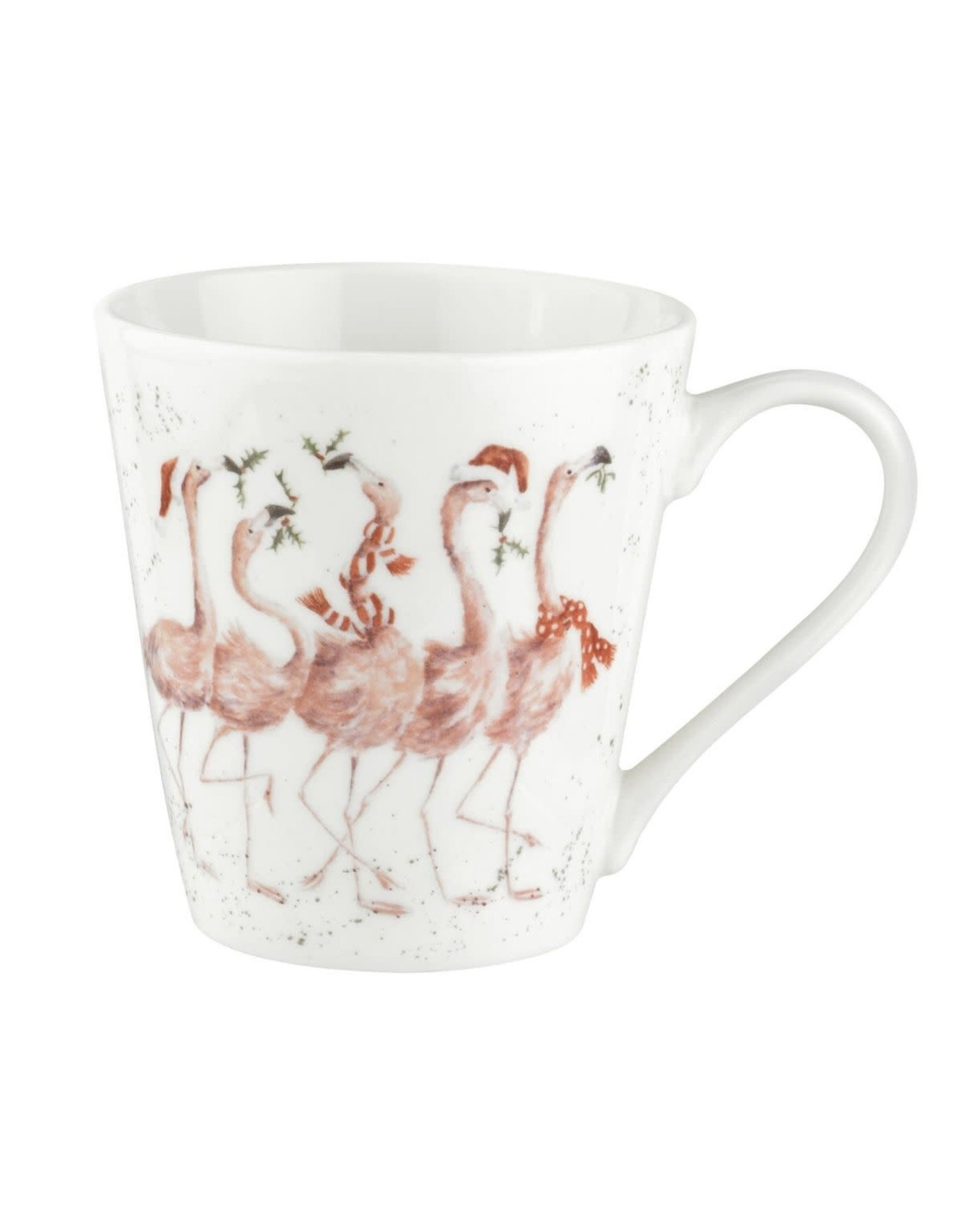 Wrendale Set Mokken & Tray - Flamingle Bells