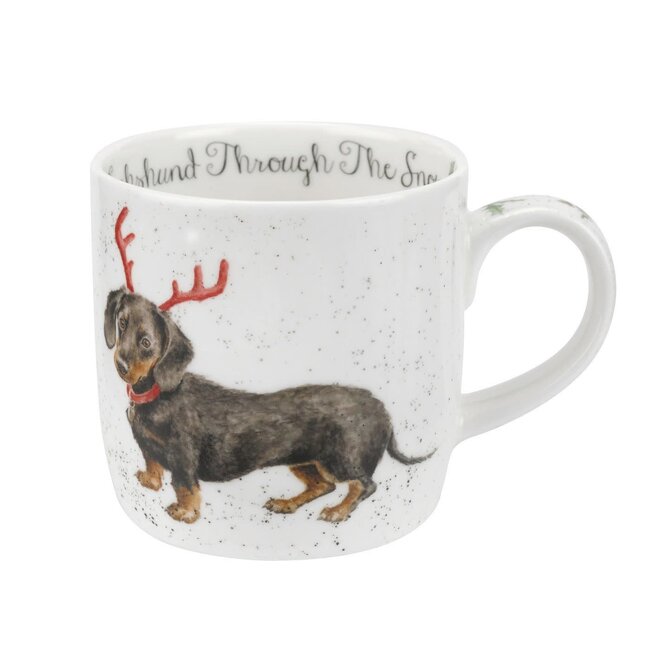 Wrendale Mok - Dachshund Through the Snow
