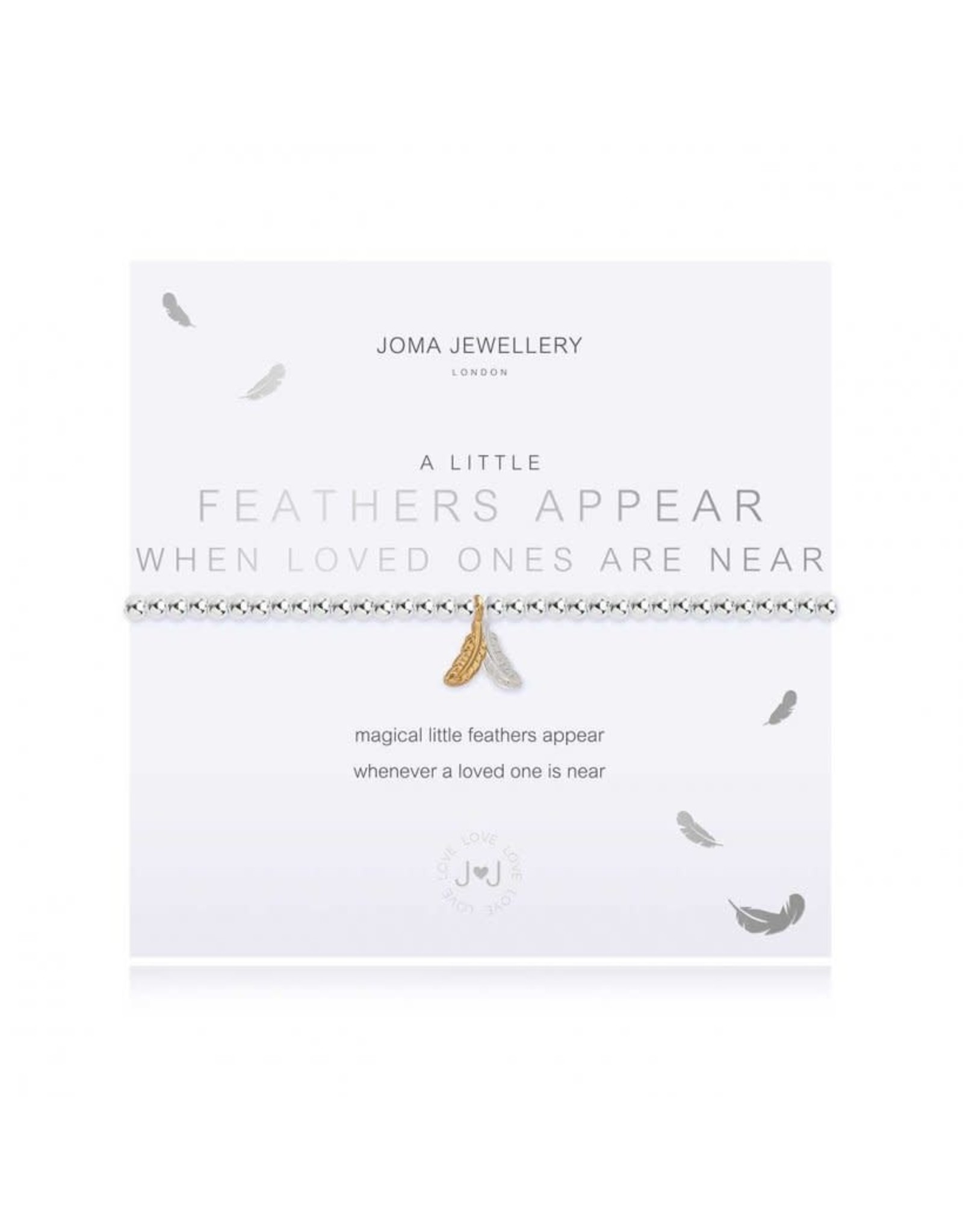 Joma Jewellery A Little - Feathers Appear when Loved Ones are Near - Armband