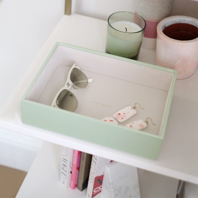 Stackers Sage Green - Classic - Open Box Hoog