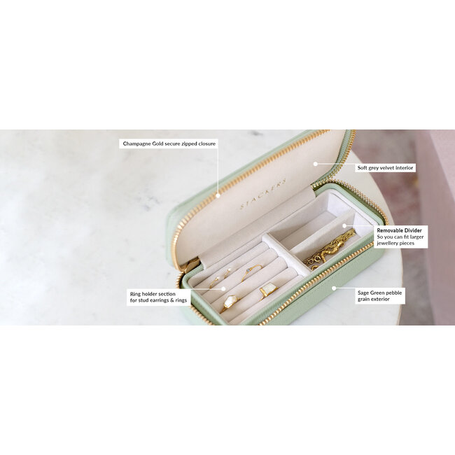 Stackers Sage Green - Travelbox - Mid-size