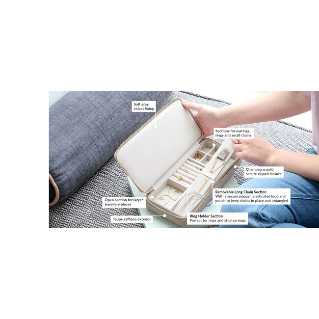 Stackers Taupe - Travelbox - Sleek Necklace