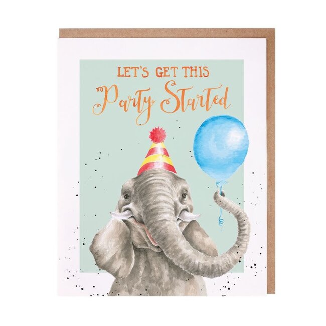 Wrendale Wenskaart - Let's Get This Party Started