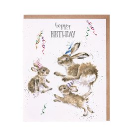 Wrendale Wenskaart - Hoppy Birthday