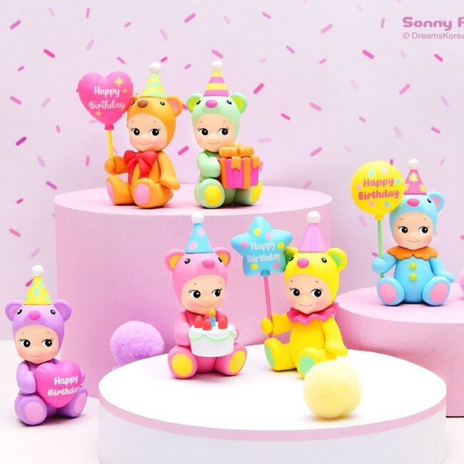 Sonny Angel Happy Birthday - Gift Bears