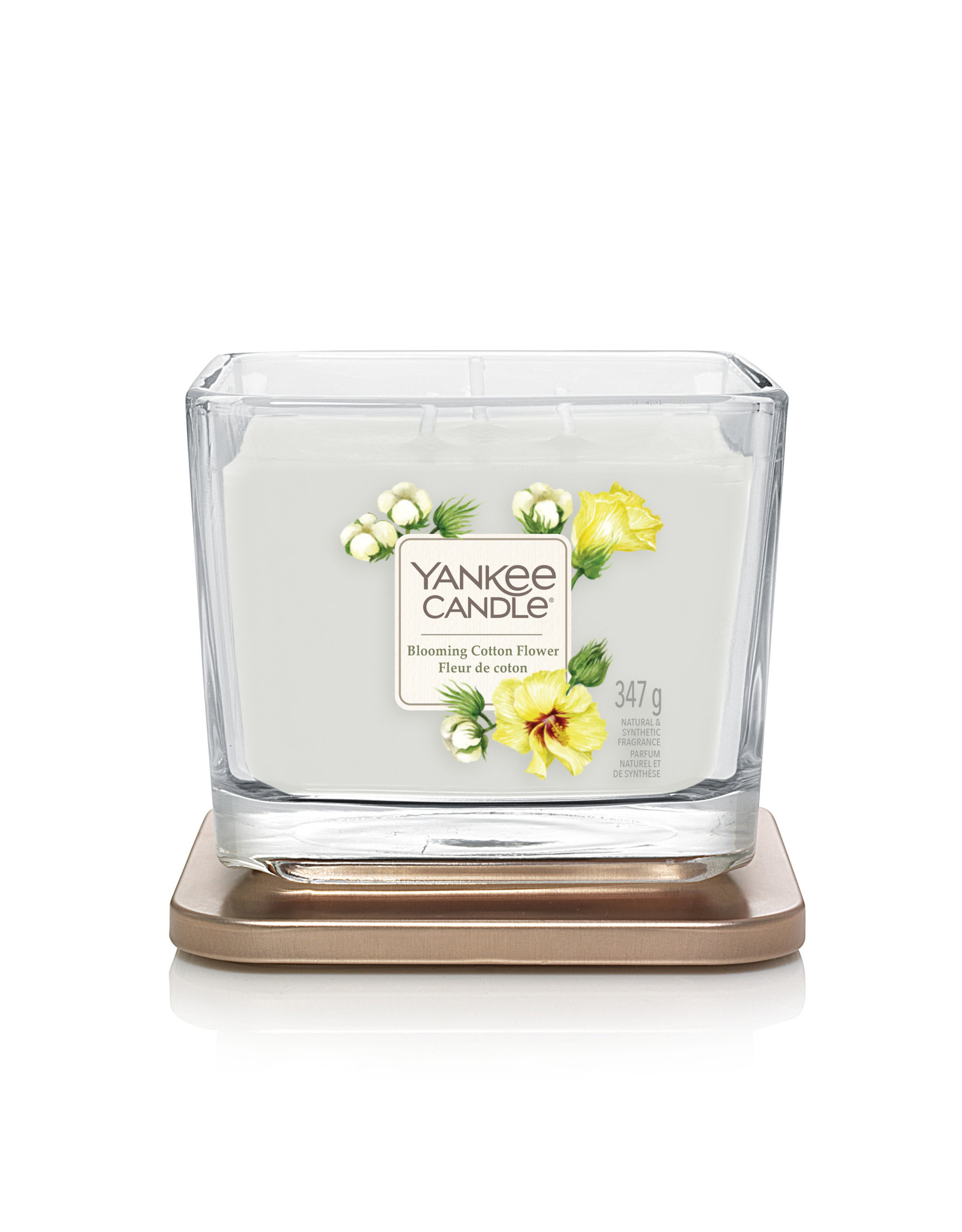 Yankee Candle - Blooming Cotton Flower - Medium Vessel | Bizou - Bizou