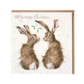 Wrendale Wenskaart - All I want for Christmas
