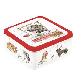 Wrendale Christmas Tin - A Dog's Life