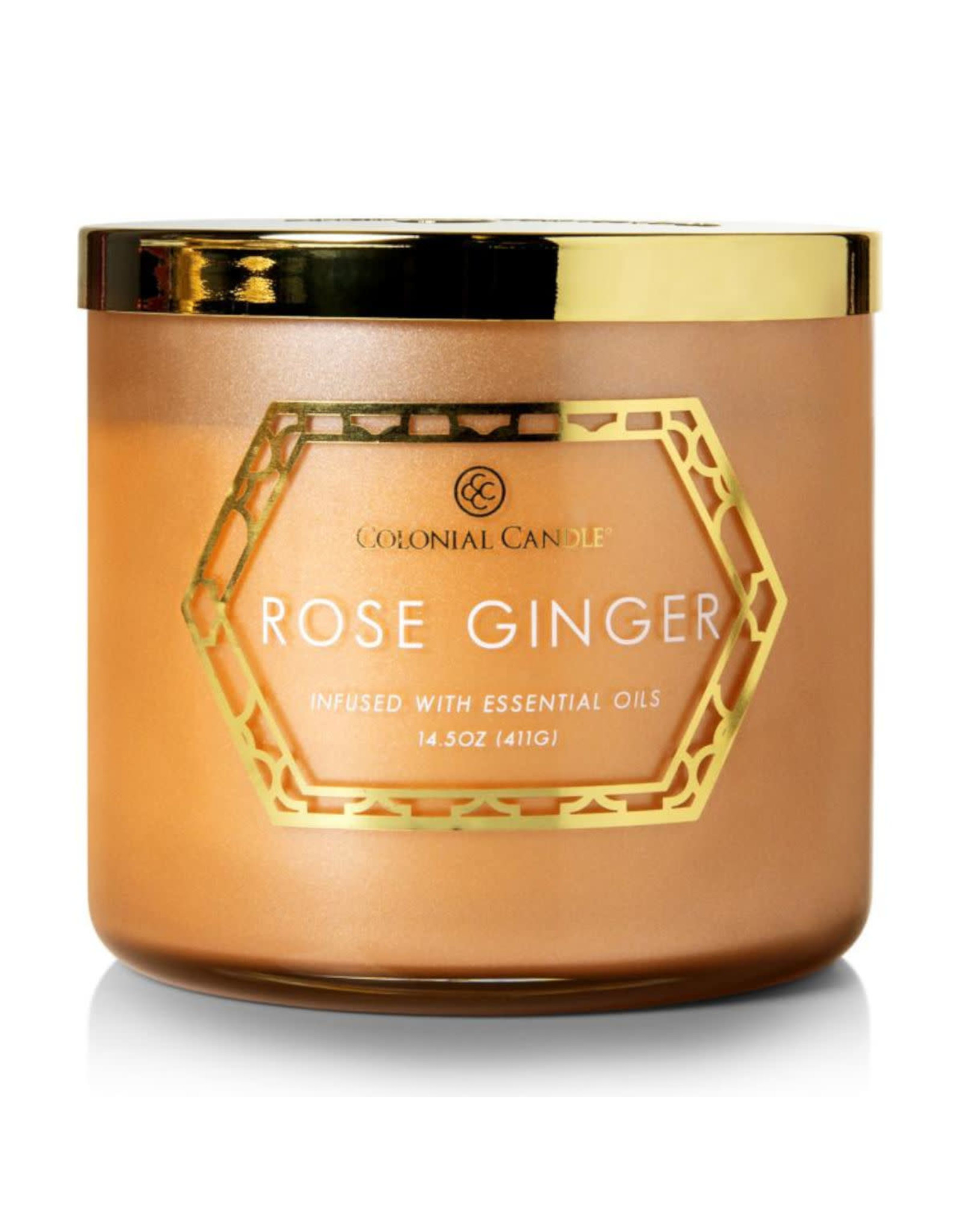 Colonial Candle Geo Luxe - Rose Ginger